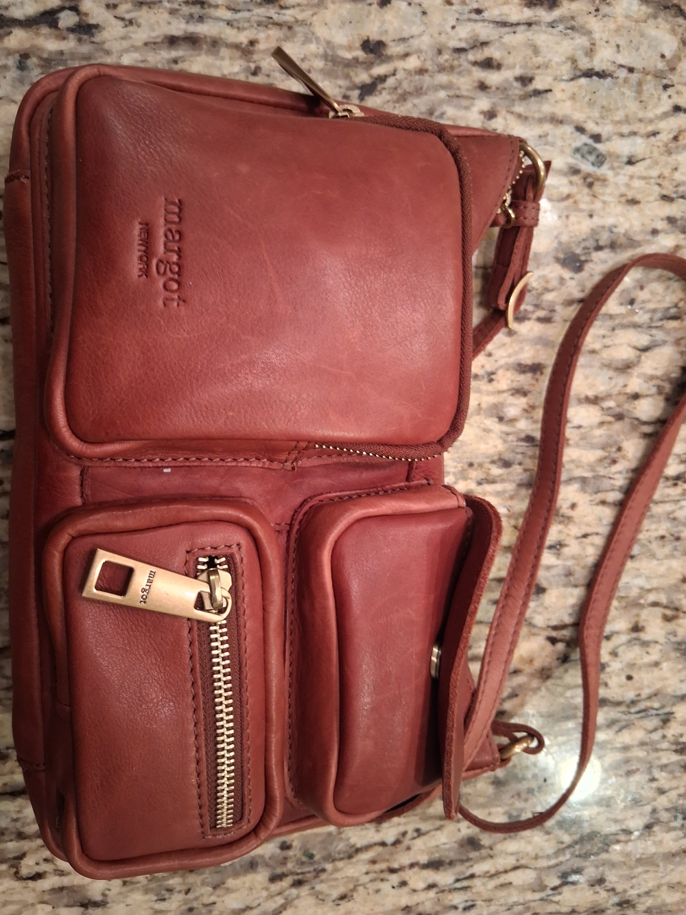 Margot New York Rylee Leather Crossbody